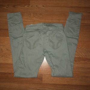 Hollister Olive Green Soft Skinny Jeans